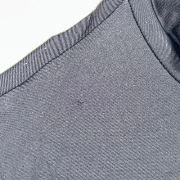 Zara NWT Black Cutout Maxi Dress Medium Long Sleeve Ruched Bodycon Modern - Picture 9 of 13